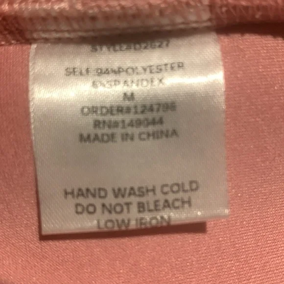 Fashion Nova spaghetti, strap coral stretchy fitted dress - Picture 8 of 10